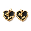 304 Stainless Steel Enamel Charms STAS-U061-51G-03C-1
