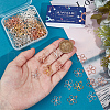 SUNNYCLUE 100Pcs 5 Colors Tibetan Style Alloy Pendants FIND-SC0009-47-3