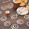 Wood Big Pendants WOOD-WH0024-155A-4