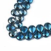 Electroplate Glass Beads Strand X-EGLA-S188-27-C01-3