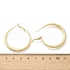 Brass Hoop Earrings for Women EJEW-A121-18B-G-3