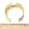 Brass Cuff Bangles for Women BJEW-A038-01B-G-5