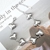 304 Stainless Steel Link Bracelets for Women BJEW-Q041-01D-P-1