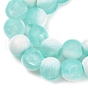 Frosted Crackle Glass Beads Strands X1-GLAA-U001-6mm-M02-2