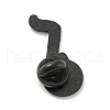 Music Theme Cartoon Black Cat Enamel Pins JEWB-K016-11A-EB-2