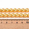 Baking Painted Pearlized Glass Pearl Bead Strands HY-N002-8mm-A08-5