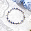 Natural Blue Spot Jasper Beads Stretch Bracelets for Women BJEW-JB11768-04-1