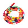 Synthetic Turquoise Beads Strands TURQ-G120-4x6mm-11-2