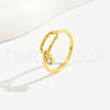 925 Sterling Silver Pave Cubic Zirconia Finger Rings for Women QN1296-3-1