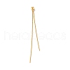 Brass Ball Chain Ear Nuts KK-G510-18G-1