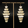 Vintage Hollow Butterfly Stainless Steel Pendant Dangle Earrings EY0776-2