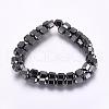 Magnetic Hematite Beads Strands G-P314-06-2