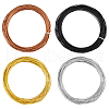HOBBIESAY 80M 4 Colors Round Aluminum Craft Wire AW-HY0001-02-1