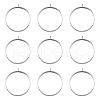 Alloy Open Back Bezel Big Pendants PALLOY-TA0021-01P-1