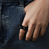 3D Heart Zinc Alloy Enamel Finger Rings FS-WG26371-04-1