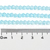 Baking Painted Transparent Glass Beads Strands DGLA-F029-J4mm-10-5