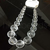 Acrylic Round Faceted Graduated Beaded Necklaces for Women FS-WG1AEEC-01-2