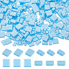 300Pcs 2 Styles 2-Hole Opaque Colours Glass Seed Beads SEED-HS0001-06C-1