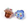 Glass Bumpy Beads GLAA-B025-01-2