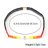 TILA Glass Seed Beads Stretch Bracelets for Men Women WI4192-4