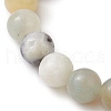 8.5mm Round Natural Flower Amazonite Beaded Stretch Bracelets BJEW-JB10466-01-4