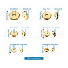 Brass Spacer Beads KK-CW0001-02G-16