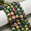 Dyed Natural Agate Beads Strands G-G203-09D-10mm-1