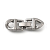 304 Stainless Steel Fold Over Clasps STAS-M119-05P-01-1
