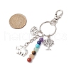 Chakra Natural & Synthetic Gemstone Chips Pendant Decorations KEYC-JKC00943-3