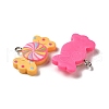 Opaque Resin Imitation Food Pendants RESI-L041-002P-2