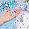   3 Sets 3 Styles Plastic Imitation Pearl Beads FIND-PH0020-95-3