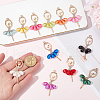 SUNNYCLUE 24Pcs 12 Colors Resin Big Pendants FIND-SC0011-64-3