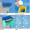 Olycraft 2Pcs 2 Style Textured Rubber Rollers DRAW-OC0001-01-4