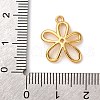 Brass Pave Cubic Zirconia Pendants KK-D371-05G-3