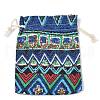 Polycotton(Polyester Cotton) Packing Pouches Drawstring Bags ABAG-T006-A23-5
