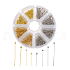 Brass Ball Head Pins KK-TA0007-16-4