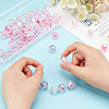   72Pcs 12 Styles UV Plating Transparent Acrylic Beads TACR-PH0001-57C-3