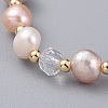 Mother's Day Jewellery Charm Bracelets BJEW-JB04925-05-3