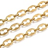 Ion Plating(IP) 304 Stainless Steel Oval Link Chains CHS-S012-11G-1
