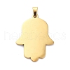 304 Stainless Steel Pendants STAS-C062-03G-2