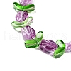 Transparent Glass Bead Strands GLAA-K070-02F-3