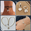   925 Sterling Silver Peach Heart Charms FIND-PH0021-55A-6