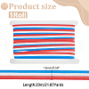 WADORN 20M Polyester Striped Elastic Cords SRIB-WR0001-13-2