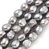 Natural Keshi Pearl Cultured Freshwater Pearl Beads Strands PEAR-P062-25A-2