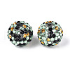 Round Resin Rhinestone Beads OACR-T028-66E-1