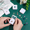 Square Acrylic Loose Diamond Display Boxes CON-WH0107-11B-02-3
