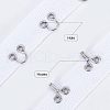 Steel Hook Buckles FIND-WH0082-92A-5