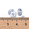 Baking Painted Transparent Glass Beads DGLA-S116-01I-3
