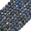 Natural Dumortierite Beads Strands G-K389-A73-01-1