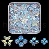 4 Style Electroplate Glass Beads GLAA-YW0001-28-1
